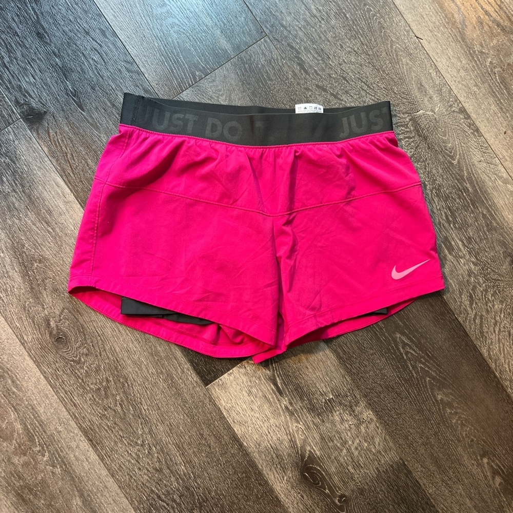 Nike Pink Athletic Shorts Lightweight Moisture-Wicking